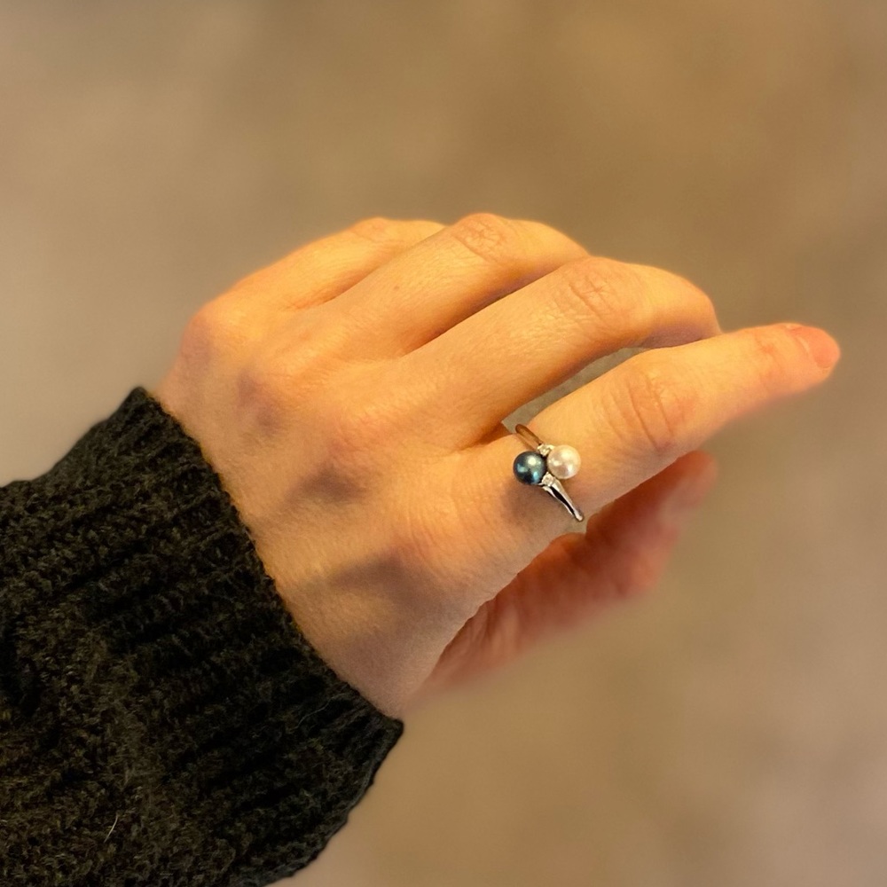 Na Hoku Akoya Pearl Ring (~size 6)